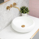 Disco Plus 415mm Above-Counter Basin, Gloss White