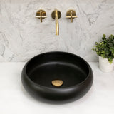 Disco Plus 415mm Above-Counter Basin, Matte Black