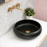 Disco Plus 415mm Above-Counter Basin, Matte Black