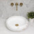 Disco Plus 415mm Above-Counter Basin, Matte Calacatta Gold