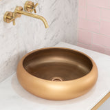 Disco Plus 415mm Above-Counter Basin, Matte Bronze
