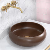 Disco Plus 415mm Above-Counter Basin, Matte Mocha