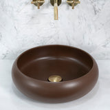 Disco Plus 415mm Above-Counter Basin, Matte Mocha