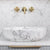 Ellipse 520mm x 395mm Above-Counter Basin, Matte Carrara