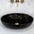 Ellipse 520mm x 395mm Above-Counter Basin, Matte Marquina Marrone