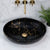 Ellipse 520mm x 395mm Above-Counter Basin, Matte Marquina Marrone