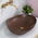 Ellipse 520mm x 395mm Above-Counter Basin, Matte Mocha