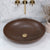 Ellipse 520mm x 395mm Above-Counter Basin, Matte Mocha