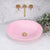 Ellipse 520mm x 395mm Above-Counter Basin, Matte Pink