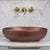 Ellipse 520mm x 395mm Above-Counter Basin, Matte Rossa