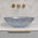 Ankara 510mm x 365mm Above-Counter Glass Basin, Blue Glass