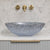 Ankara 510mm x 365mm Above-Counter Glass Basin, Blue Glass
