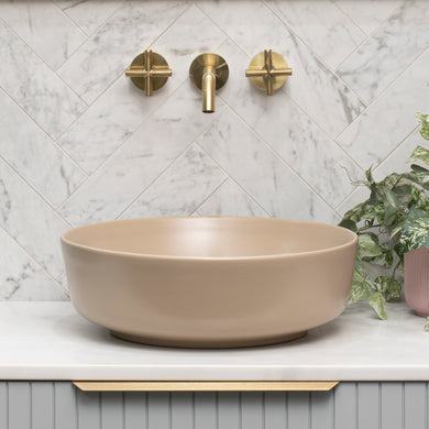 Dove 415mm Above-Counter Basin, Matte Cappuccino *Clearance Stock*