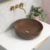 Dove 415mm Above-Counter Basin, Matte Mocha
