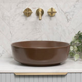 Dove 415mm Above-Counter Basin, Matte Mocha