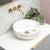 Dove 415mm Above-Counter Basin, Fired Matte Calacatta *Clearance Stock*