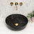 Dove 415mm Above-Counter Basin, Fired Matte Nero Marquina *Clearance Stock*