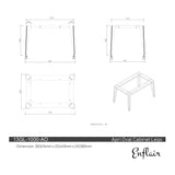 *Clearance* Apri Oval 1000mm Fluted Vanity Cabinet with Single Bowl Artificial Stone Top, Light Oak