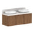 ADP Archie All-Door Wall Hung 1350mm Double Bowl Vanity Cabinet