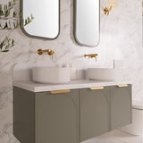 ADP Archie All-Door Wall Hung 1350mm Double Bowl Vanity Cabinet