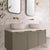 ADP Archie All-Door Wall Hung 1350mm Double Bowl Vanity Cabinet