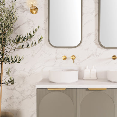 ADP Archie All-Door Wall Hung 1350mm Double Bowl Vanity Cabinet