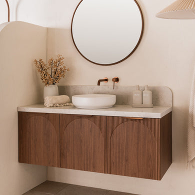 ADP Archie All-Door Wall Hung 1350mm Single Center Bowl Vanity Cabinet