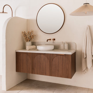 ADP Archie All-Door Wall Hung 1350mm Single Center Bowl Vanity Cabinet