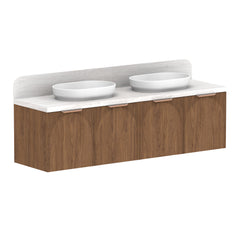 ADP Archie All-Door Wall Hung 1800mm Double Bowl Vanity Cabinet