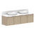 ADP Archie All-Door Wall Hung 1800mm Double Bowl Vanity Cabinet
