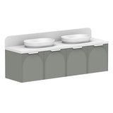 ADP Archie All-Door Wall Hung 1800mm Double Bowl Vanity Cabinet