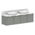ADP Archie All-Door Wall Hung 1800mm Double Bowl Vanity Cabinet