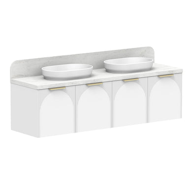 ADP Archie All-Door Wall Hung 1800mm Double Bowl Vanity Cabinet