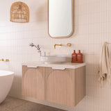 ADP Archie All-Door Wall Hung 900mm Single Center Bowl Vanity Cabinet