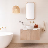 ADP Archie All-Door Wall Hung 900mm Single Center Bowl Vanity Cabinet