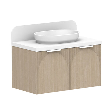 ADP Archie All-Door Wall Hung 900mm Single Center Bowl Vanity Cabinet