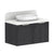 ADP Archie All-Door Wall Hung 900mm Single Center Bowl Vanity Cabinet
