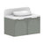 ADP Archie All-Door Wall Hung 900mm Single Center Bowl Vanity Cabinet