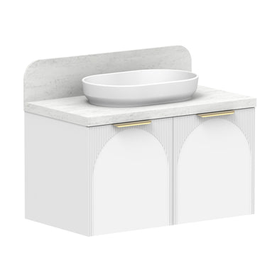 ADP Archie All-Door Wall Hung 900mm Single Center Bowl Vanity Cabinet