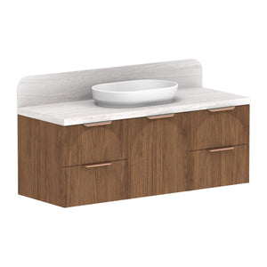 ADP Archie Door & Drawer Wall Hung 1350mm Single Center Bowl Vanity Cabinet