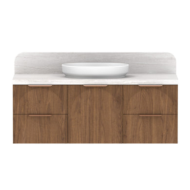ADP Archie Door & Drawer Wall Hung 1350mm Single Center Bowl Vanity Cabinet
