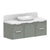 ADP Archie Door & Drawer Wall Hung 1350mm Single Center Bowl Vanity Cabinet