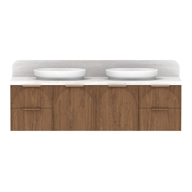ADP Archie Door & Drawer Wall Hung 1800mm Double Bowl Vanity Cabinet