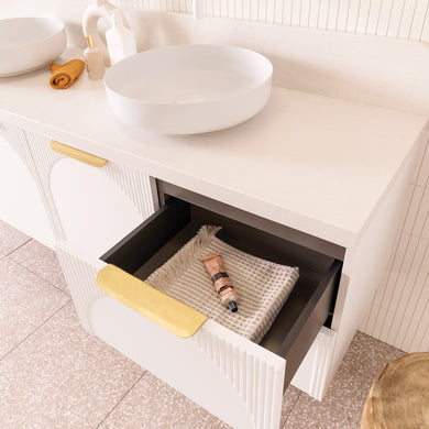 ADP Archie Door & Drawer Wall Hung 1800mm Double Bowl Vanity Cabinet