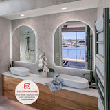 Arco Arch Backlit LED Mirror with Polished Edge and Demister | 11 sizes available, from 400mm to 1500mm |
