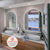 Arco Arch 700mm x 1000mm Backlit LED Mirror with Polished Edge and Demister