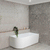 Arco 1600mm Right Corner Freestanding Bath, Matte White