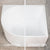 Arco 1600mm Right Corner Freestanding Bath, Matte White