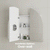 Arco Arch 1150mm x 1000mm Mirrored Shaving Cabinet, Matte White