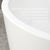 Avalon 1700mm Right Corner Freestanding Bath, Gloss White